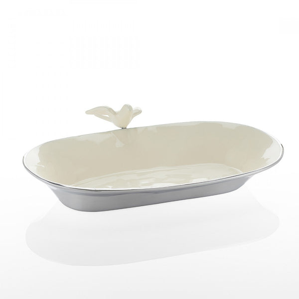 Dove Oval Bowl Sm Oyster