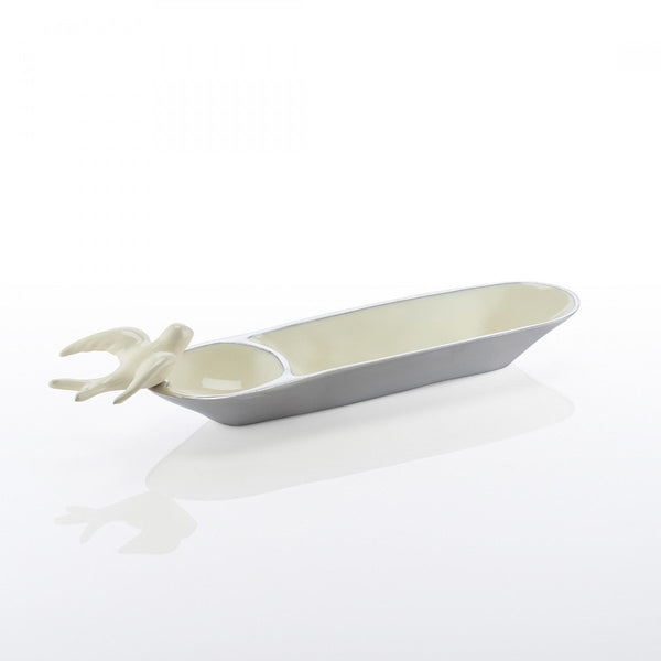 Dove Olive Dish Oyster