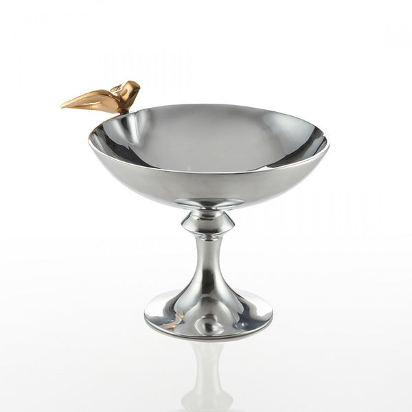 Dove Candy Dish Silver/Gold