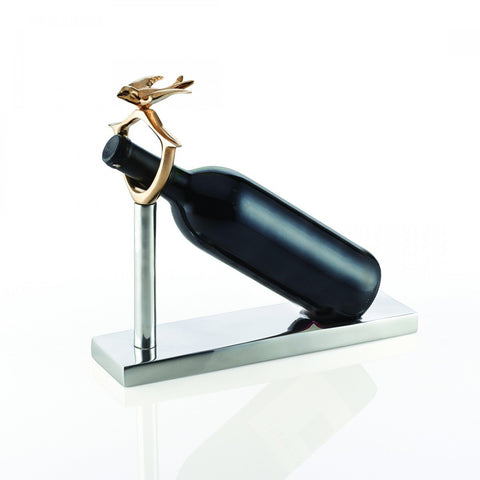 Dove Wine Rest Silver/Gold