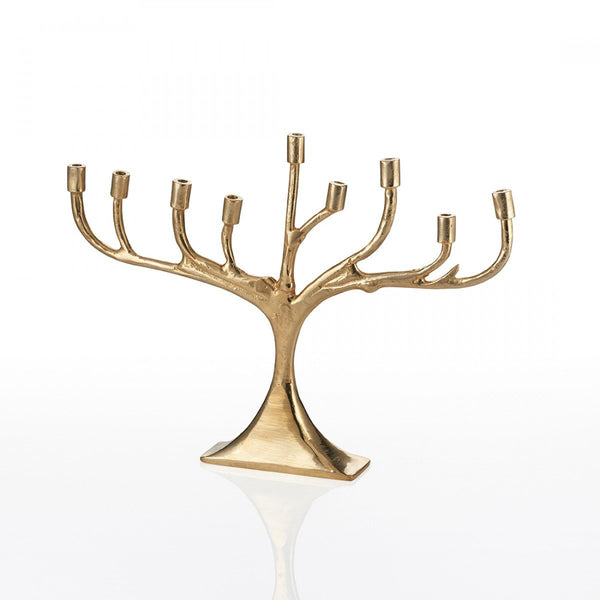 Manzanita Menorah Gold