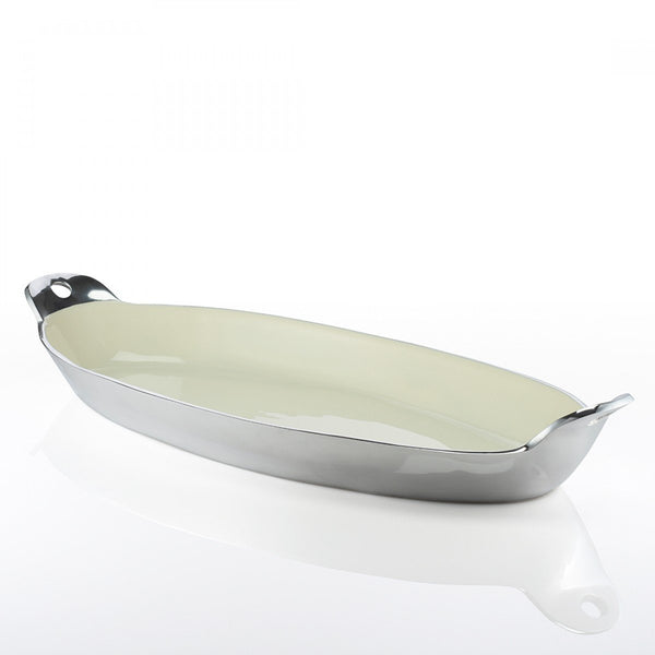 Lodge Oval Dish Lg Oyster