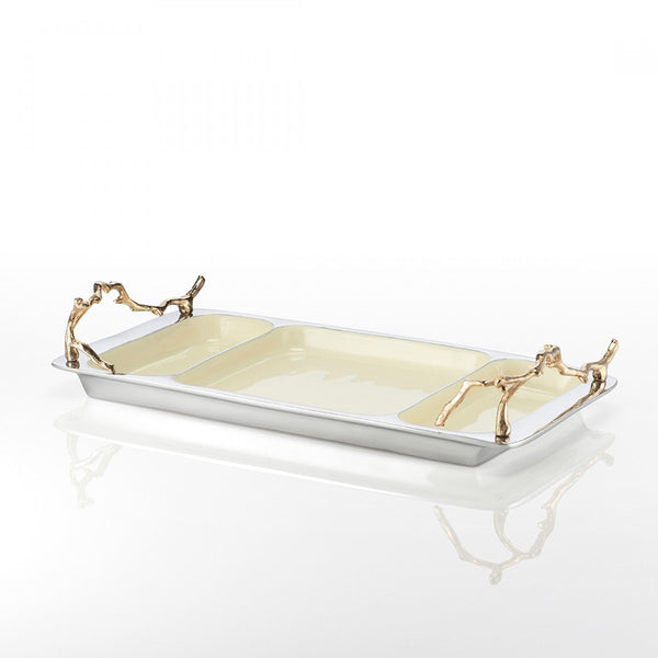 Lodge 3 Part Tray Oyster