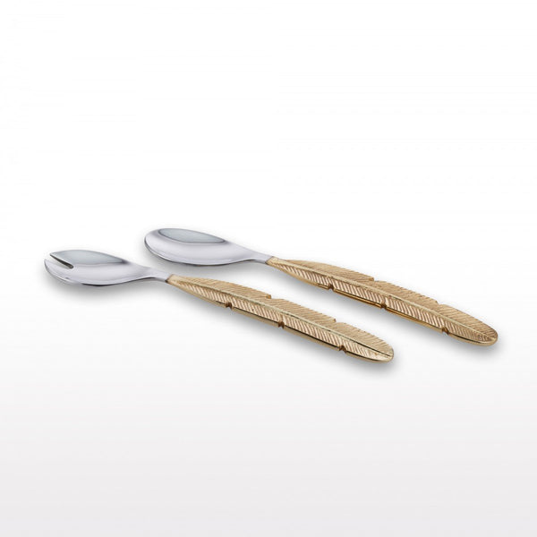 Feather Handle Serving Set