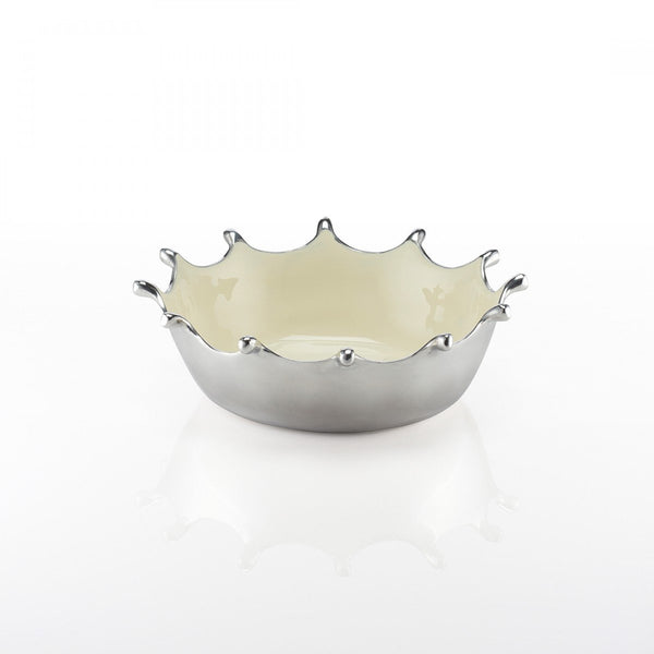Splash Bowl Silver/Oyster
