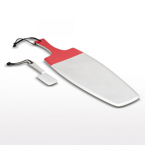 Cheese Paddle Set Crimson