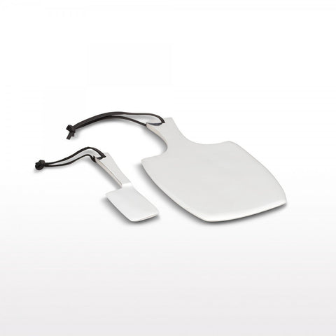 Cheese Paddle Set Sm Silver