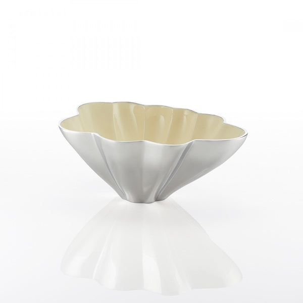 Origami Oval Bowl Lg Oyster