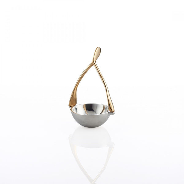Wishbone Nut Dish Silver/Gold