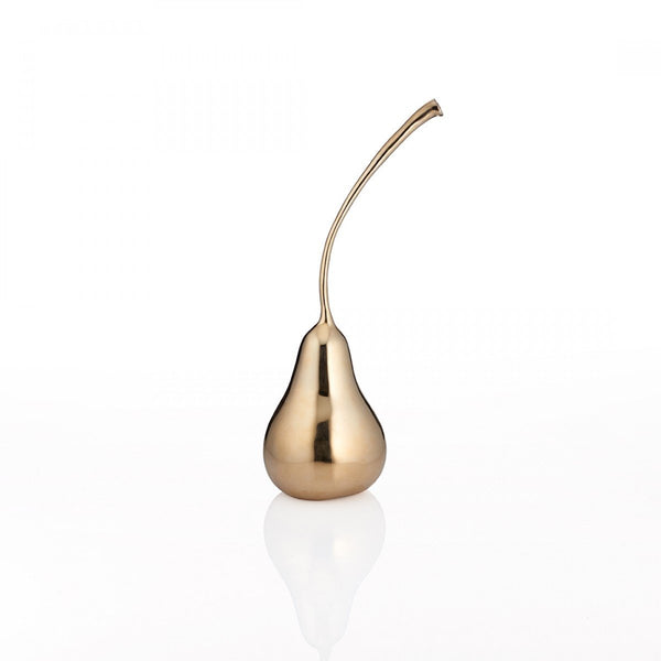 Pear Sculpture Gold