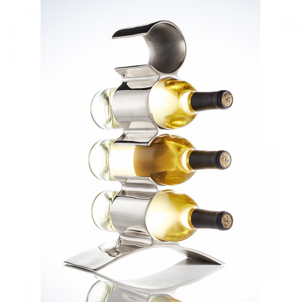 Munich Wine Bottle Holder Polished