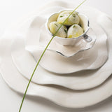 Ruffled Long Trays Oyster