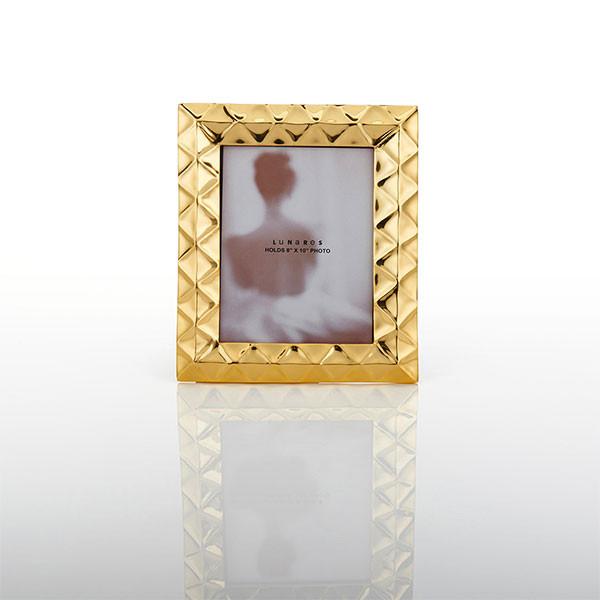 geo frame 8x10 gold