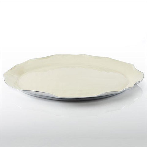 ruffled oval platter oyster lg