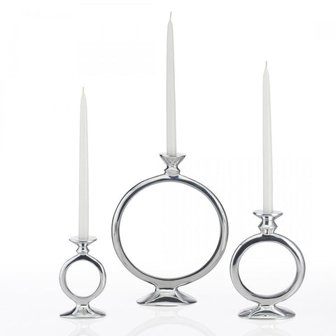 O Candleholder Silver