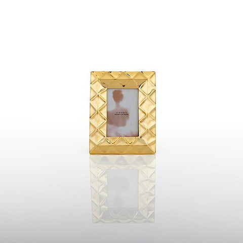 geo frame 4x6 gold